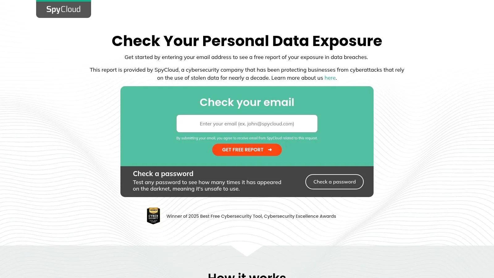 SpyCloud — Personal Data Exposure Check