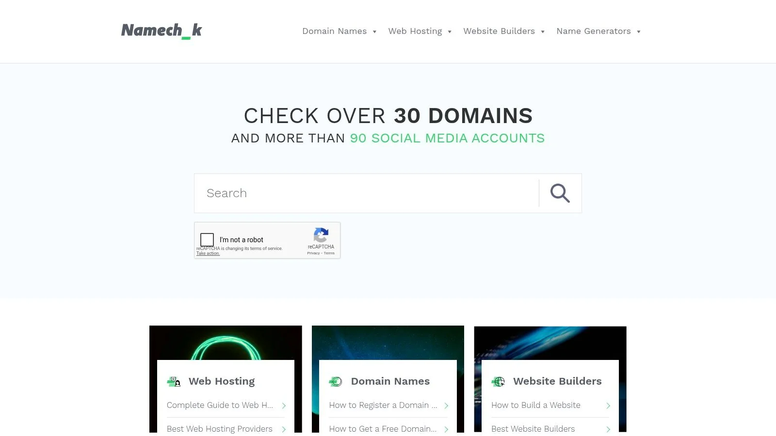 Namechk (Username & Domain Footprint Checker)