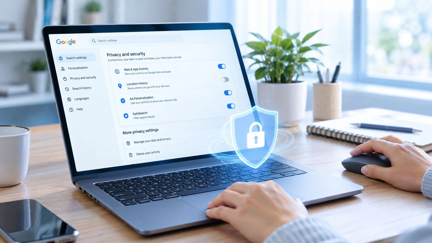 How to Configure Google Search Privacy Settings Securely