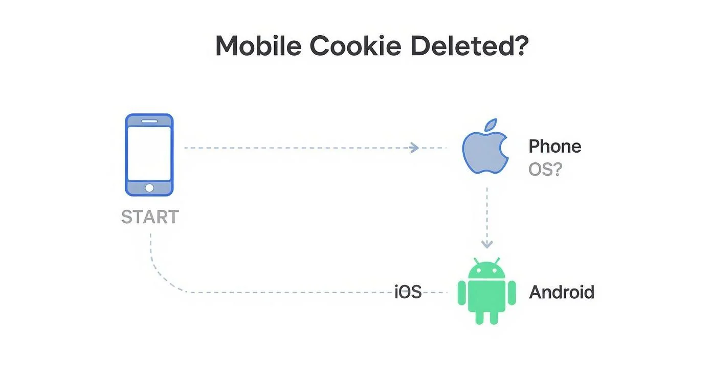 Infographic about how to delete tracking cookies