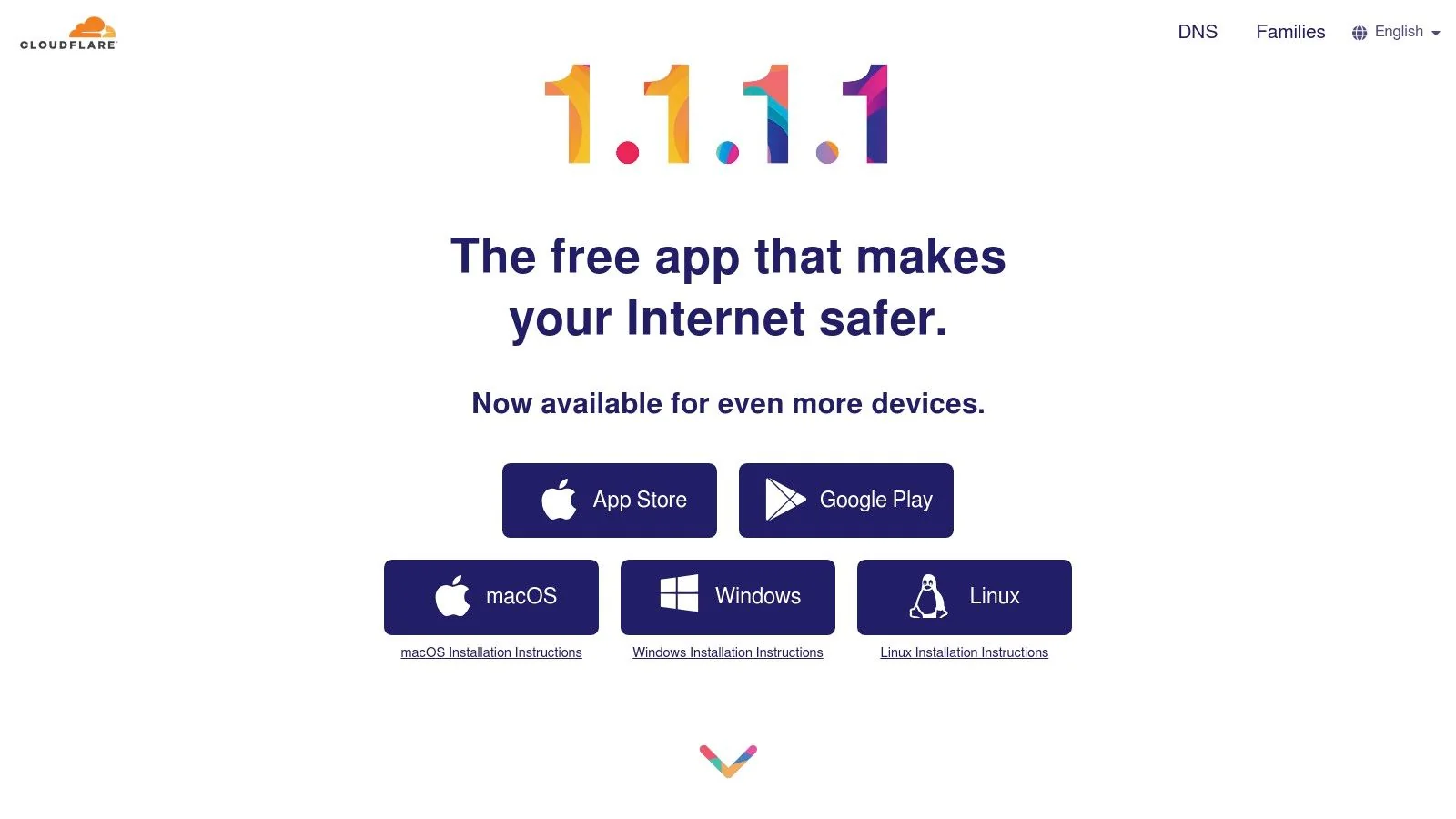 Cloudflare 1.1.1.1 / WARP