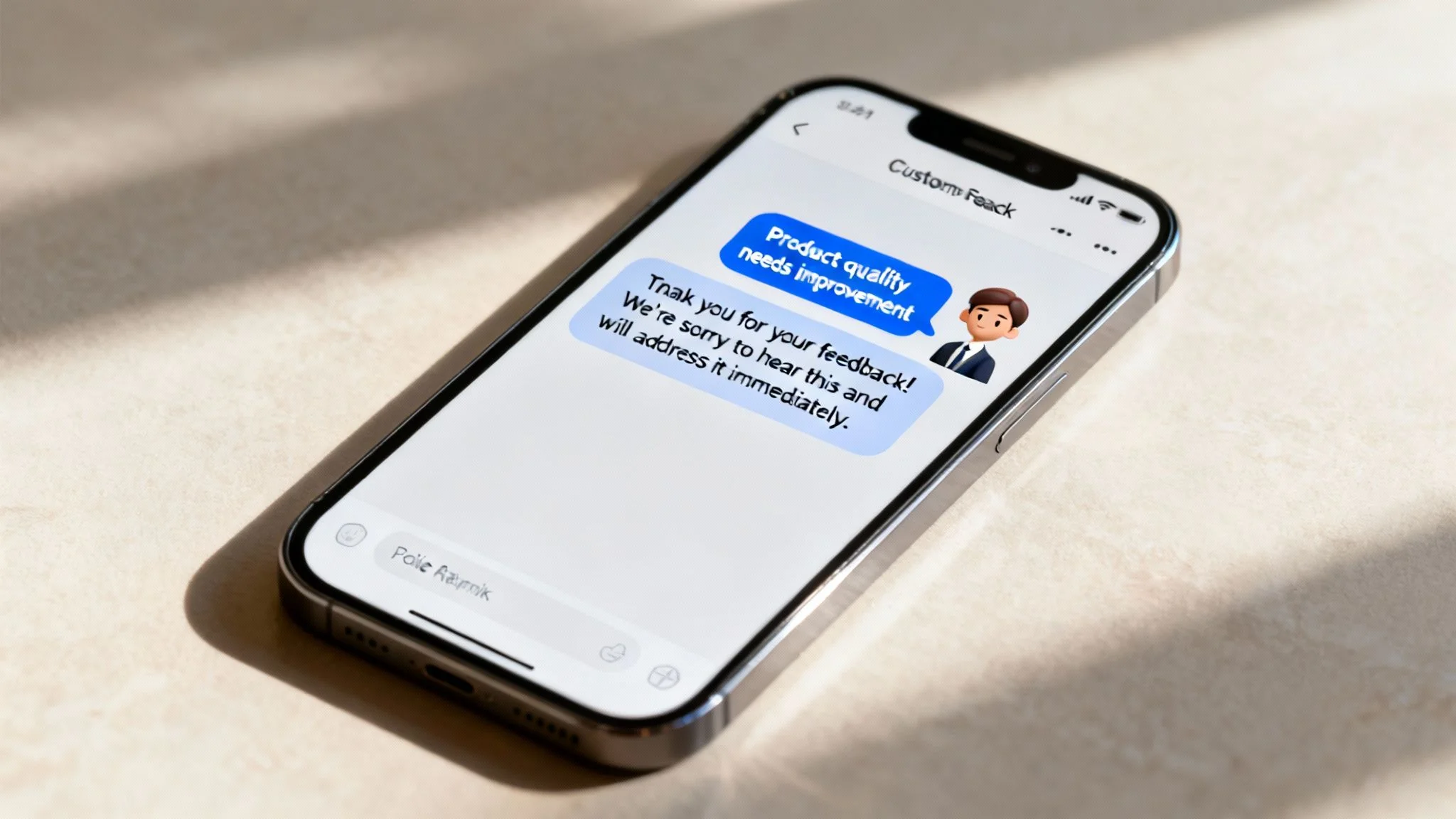 Respond Promptly and Professionally to Negative Feedback