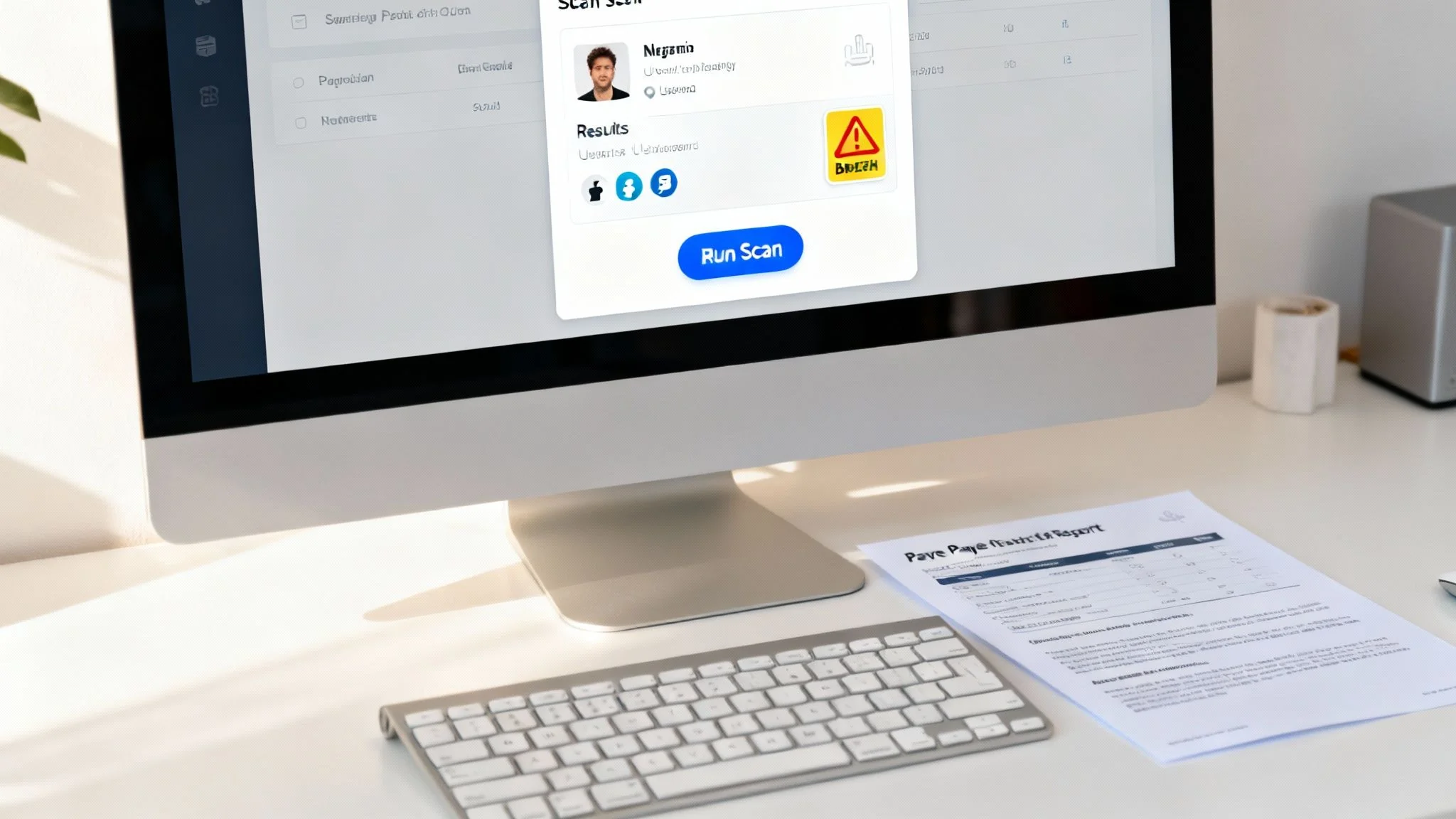 Screenshot from https://www.digitalfootprintcheck.com/free-checker