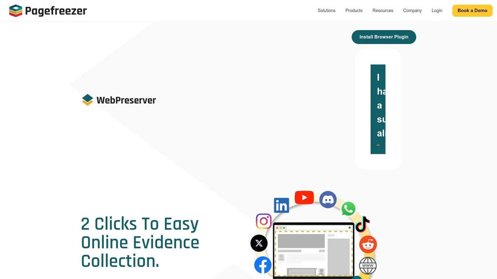 Pagefreezer – WebPreserver & Online Evidence Collection